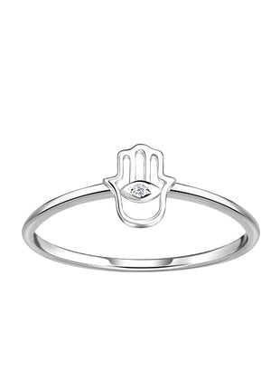 Sterling Silver Hamsa Ring