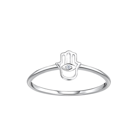 Sterling Silver Hamsa Ring
