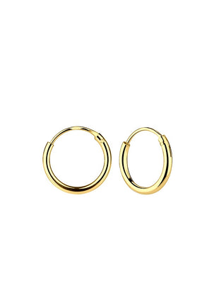 10mm Sterling Silver Ear Hoops