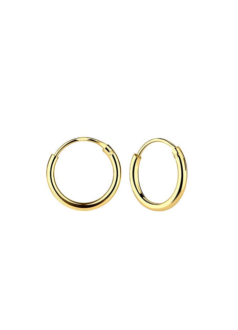 10mm Sterling Silver Ear Hoops