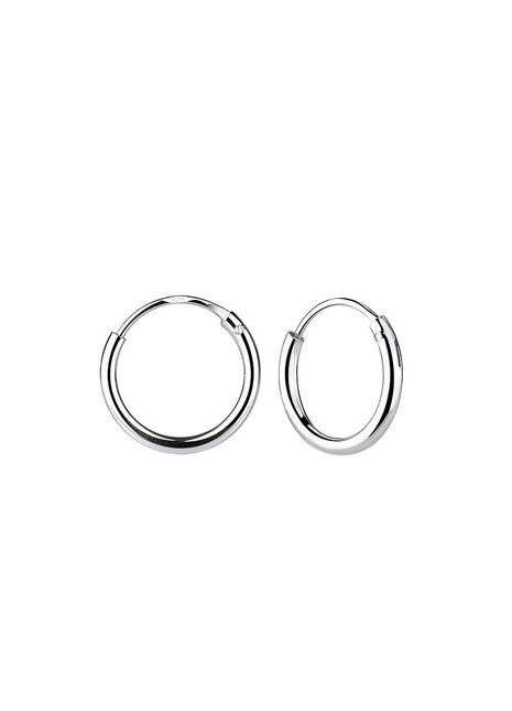 10mm Sterling Silver Ear Hoops
