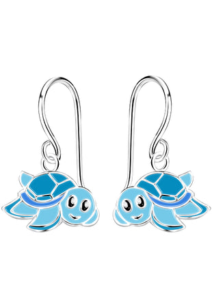Sterling Silver Turtle Earrings