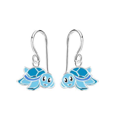 Sterling Silver Turtle Earrings