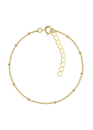 19cm Sterling Silver Satellite Bracelet With Extension