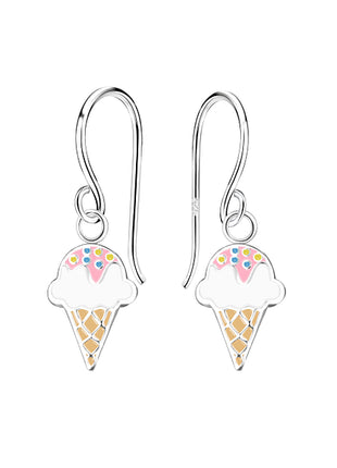 Sterling Silver Ice Cream Earrings