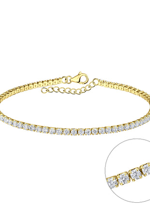18cm Sterling Silver Tennis Bracelet