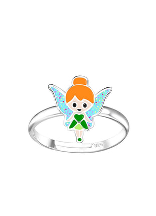 Sterling Silver Fairy Adjustable Ring