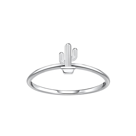 Sterling Silver Cactus Ring