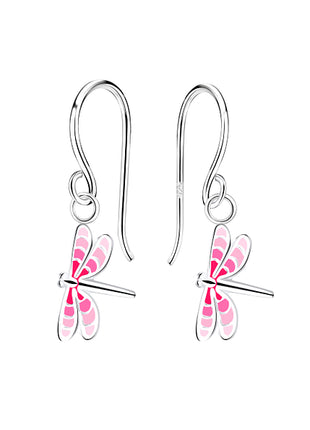 Sterling Silver Dragonfly Earrings