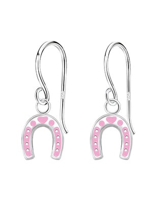 Sterling Silver Horseshoe Earrings