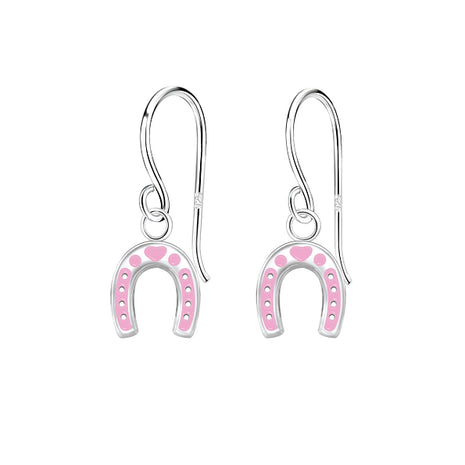 Sterling Silver Horseshoe Earrings
