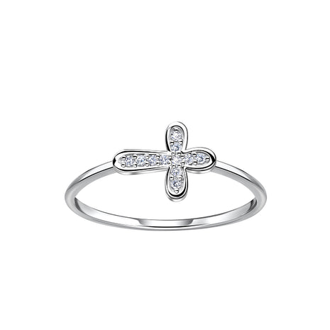 Sterling Silver Cross Ring