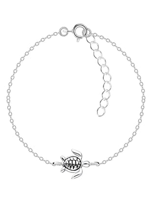 Sterling Silver Turtle Bracelet