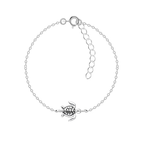 Sterling Silver Turtle Bracelet