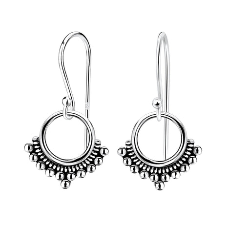 Sterling Silver Ethnic Earrings