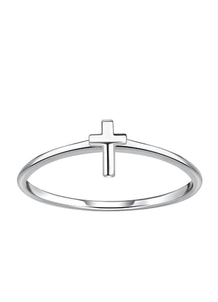 Sterling Silver Cross Ring