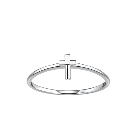 Sterling Silver Cross Ring