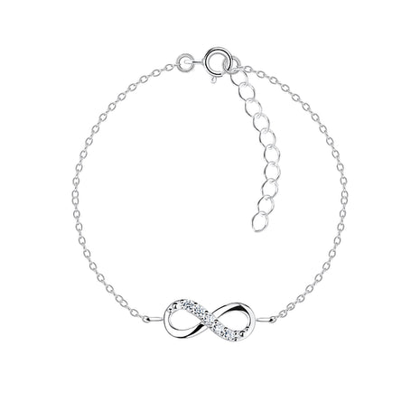 Sterling Silver Infinity Bracelet