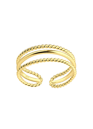 Sterling Silver Twisted Toe Ring