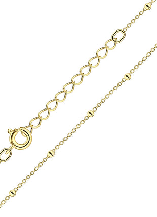 35cm Sterling Silver Satellite Choker Necklace With Extension