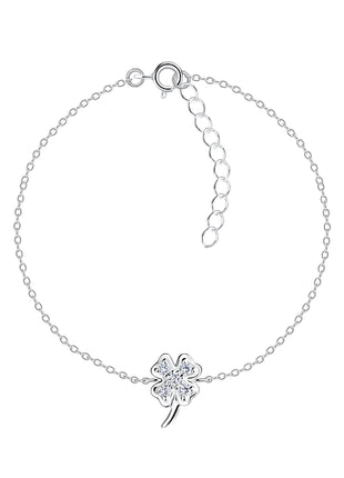 Sterling Silver Clover Bracelet