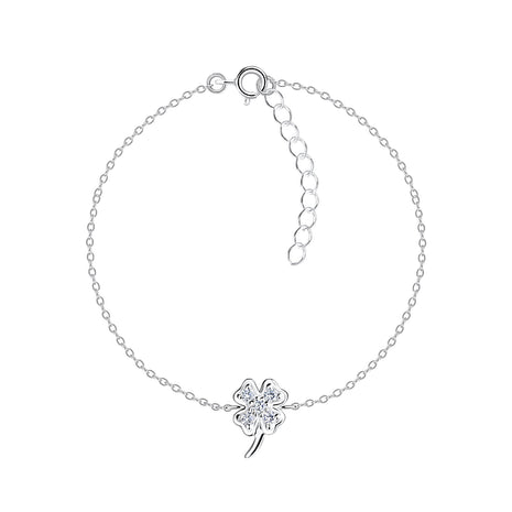 Sterling Silver Clover Bracelet