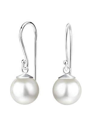 8mm Pearl Sterling Silver Earrings