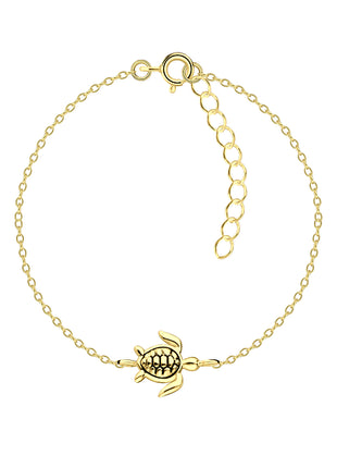 Sterling Silver Turtle Bracelet