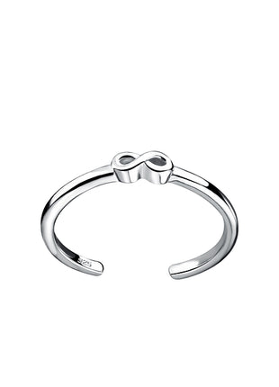 Sterling Silver Infinity Toe Ring