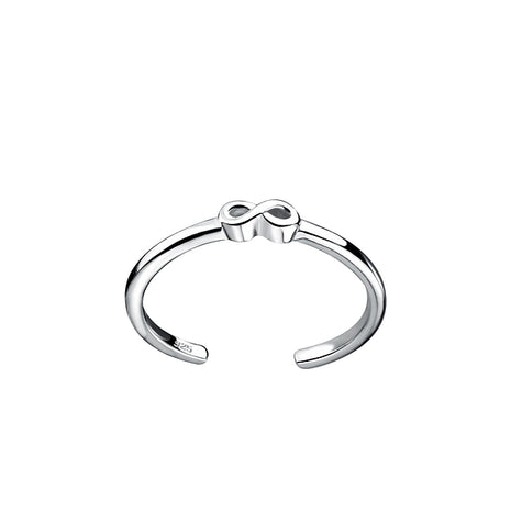 Sterling Silver Infinity Toe Ring