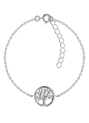 Sterling Silver Tree Of Life Bracelet