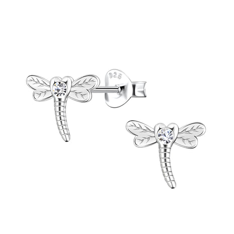 Sterling Silver Dragonfly Stud Earring