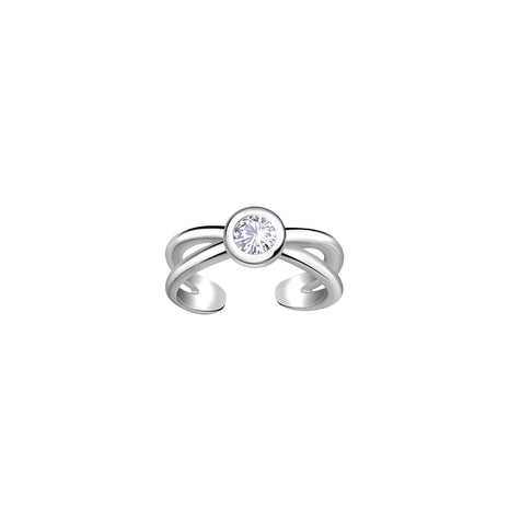 Sterling Silver Cross Ear Cuff