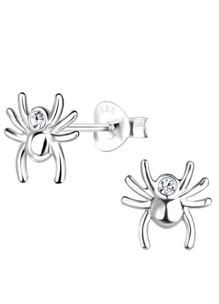 Sterling Silver Spider Ear Studs