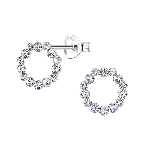 Sterling Silver Flower Ear Studs