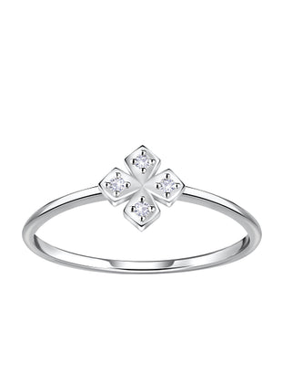 Sterling Silver Flower Ring