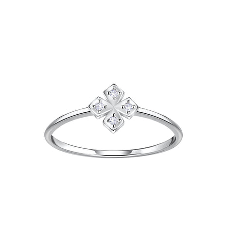 Sterling Silver Flower Ring