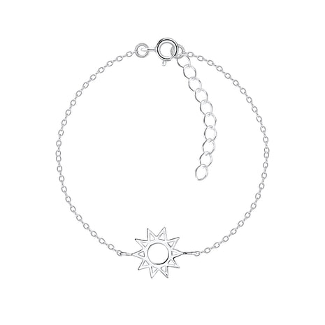 Sterling Silver Sun Bracelet