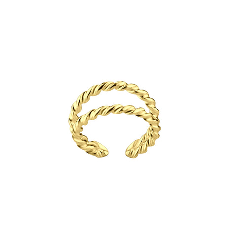 Sterling Silver Double Line Ear Cuff