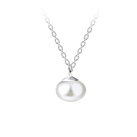 6mm Fresh Water Pearl Sterling Silver Necklace