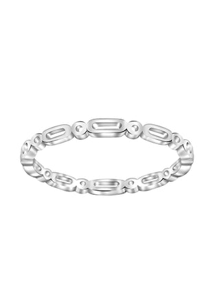 Sterling Silver Patterned Ring