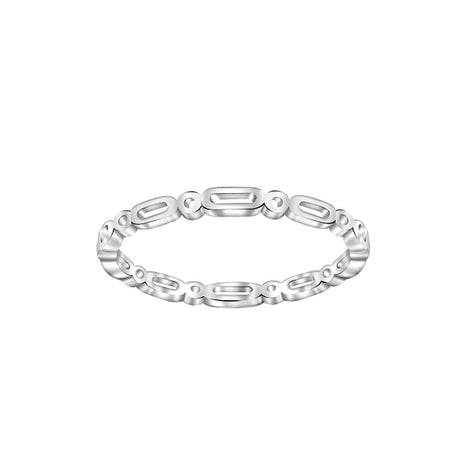 Sterling Silver Patterned Ring