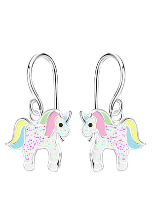 Sterling Silver Unicorn Earrings