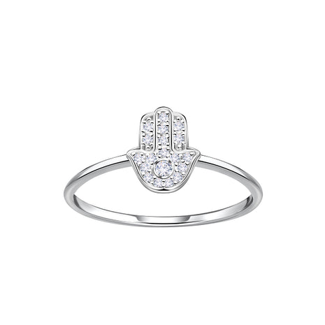 Sterling Silver Hamsa Ring