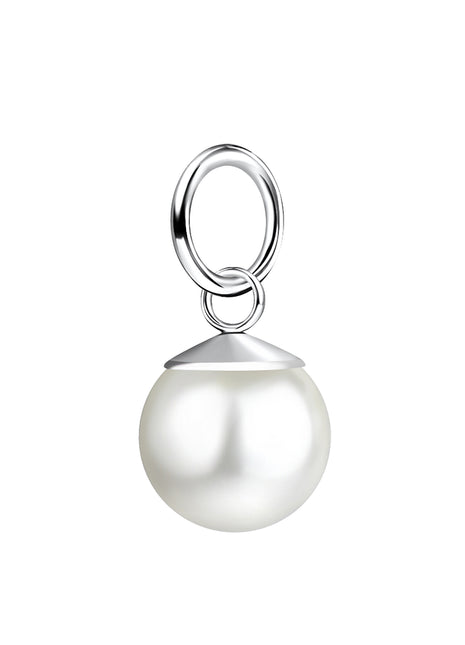 8mm Pearl Sterling Silver Pendant