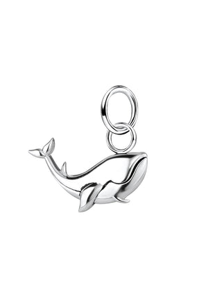 Sterling Silver Whale Pendant
