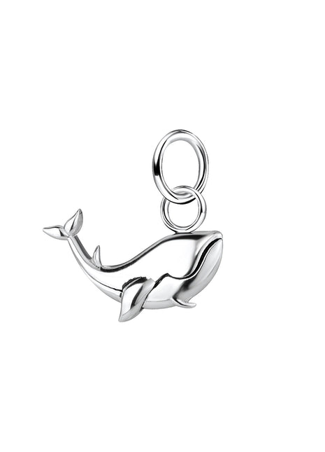 Sterling Silver Whale Pendant