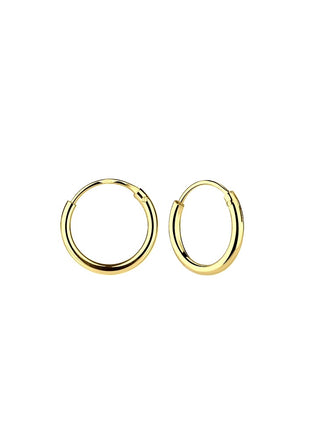 10mm Sterling Silver Ear Hoops
