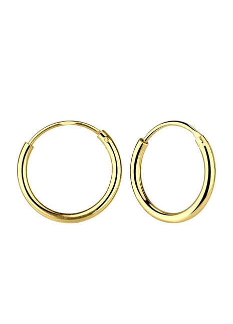 12mm Sterling Silver Ear Hoops