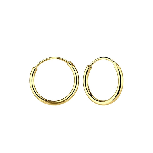 12mm Sterling Silver Ear Hoops